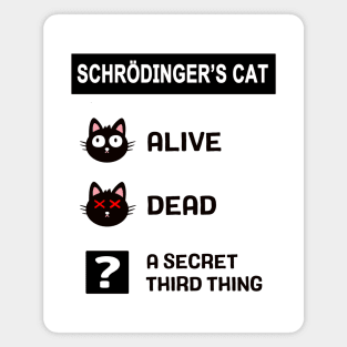 Alive Dead or Secret Third Thing Magnet